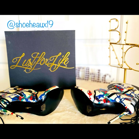 Lust for Life - Snake Skin Multi-Colored Sandal - Women’s Size 10 - Picture 5 of 7